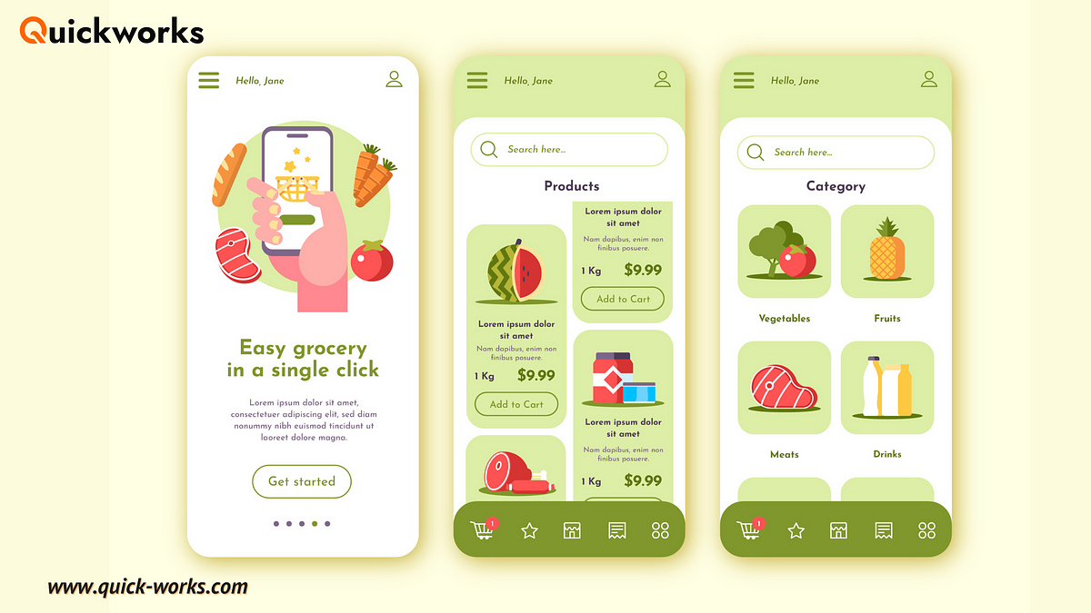 Must-Have Features for an On-Demand Grocery Delivery App to Boost Profits | by Quickworks | Apr, 2024 | Medium