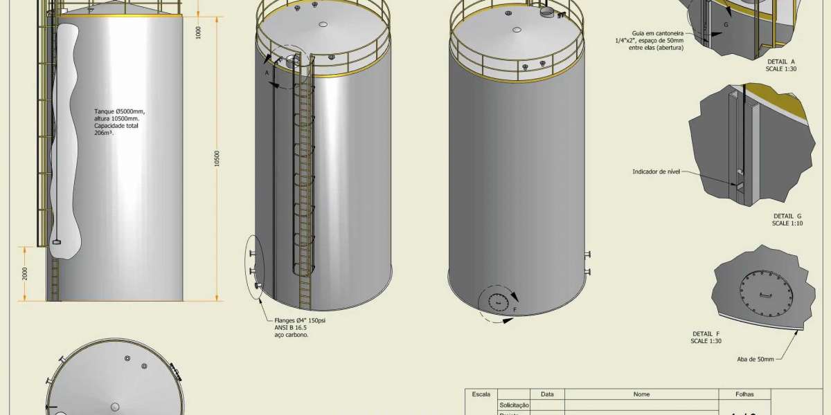 Tanque Polietileno 10 000l Azul Fortlev