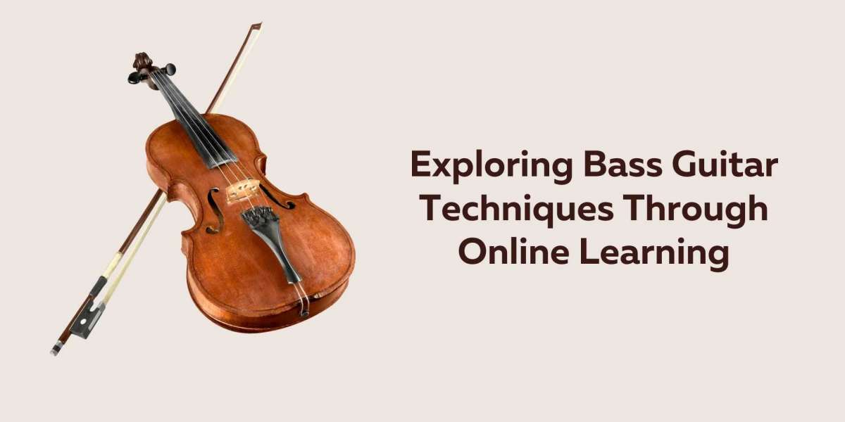 Exploring Bass Guitar Techniques Through Online Learning