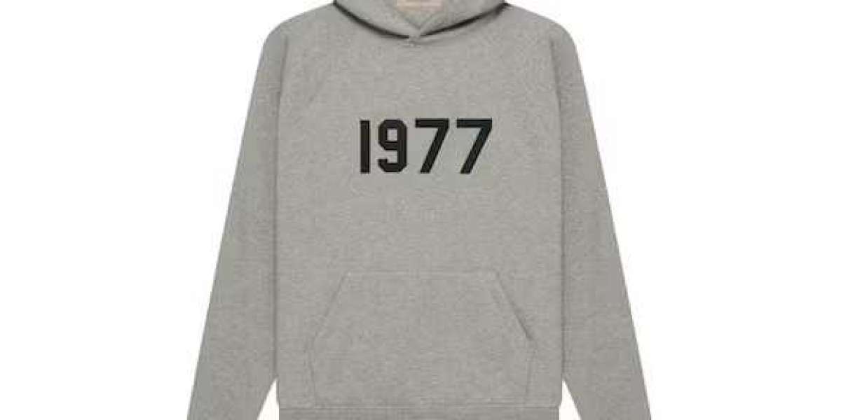 Blue Essentials Hoodie A Perfect Match with the Iconic 1977 Hoodie