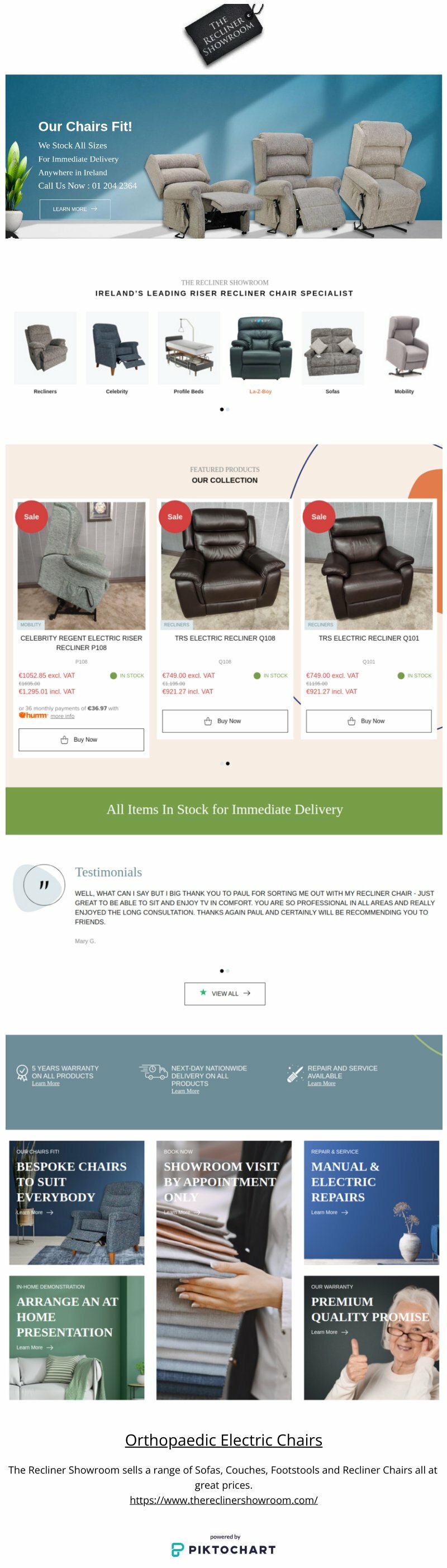 Orthopaedic Electric Chairs | Piktochart Visual Editor