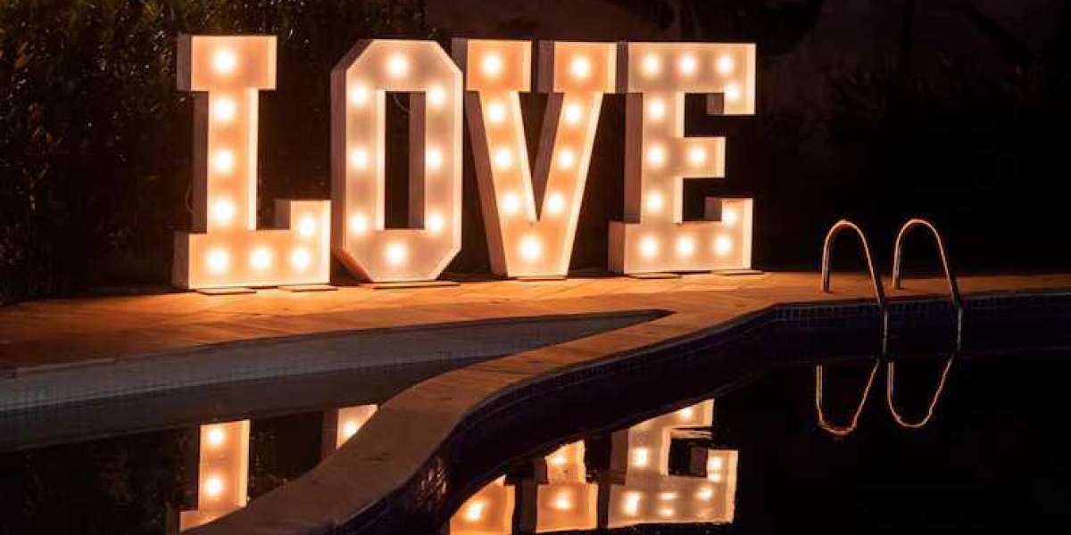 Light Up Your Wedding: Stunning Marquee Letter Ideas