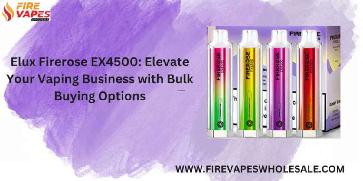 Elux Firerose EX4500: Elevate Your Vaping Business with Bulk Buying Options