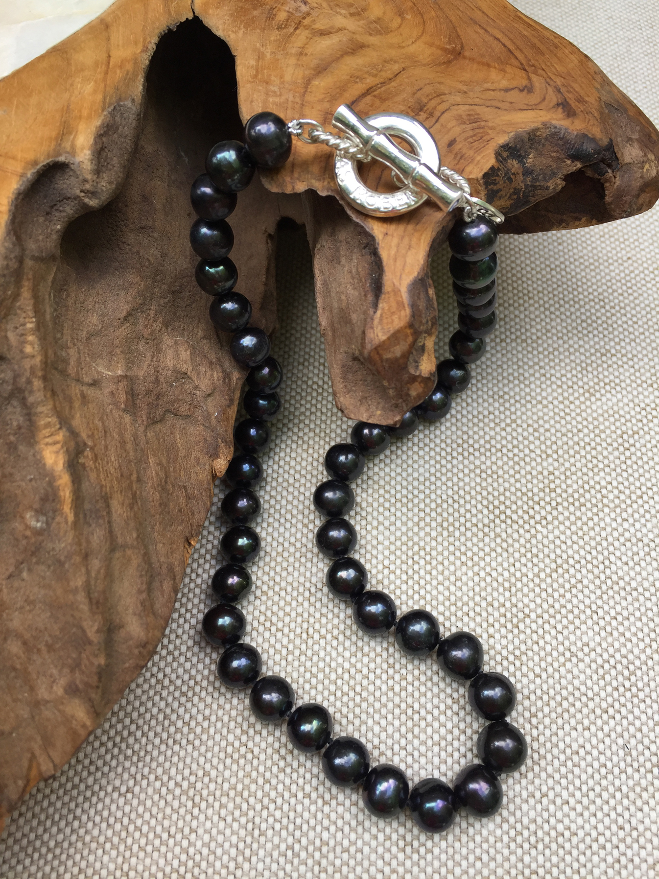 Moonless Night - Black Pearl Necklace - Lucas Robert Designs