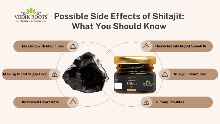 Side Effects of Shilajit | Male & Female- Vedikroots