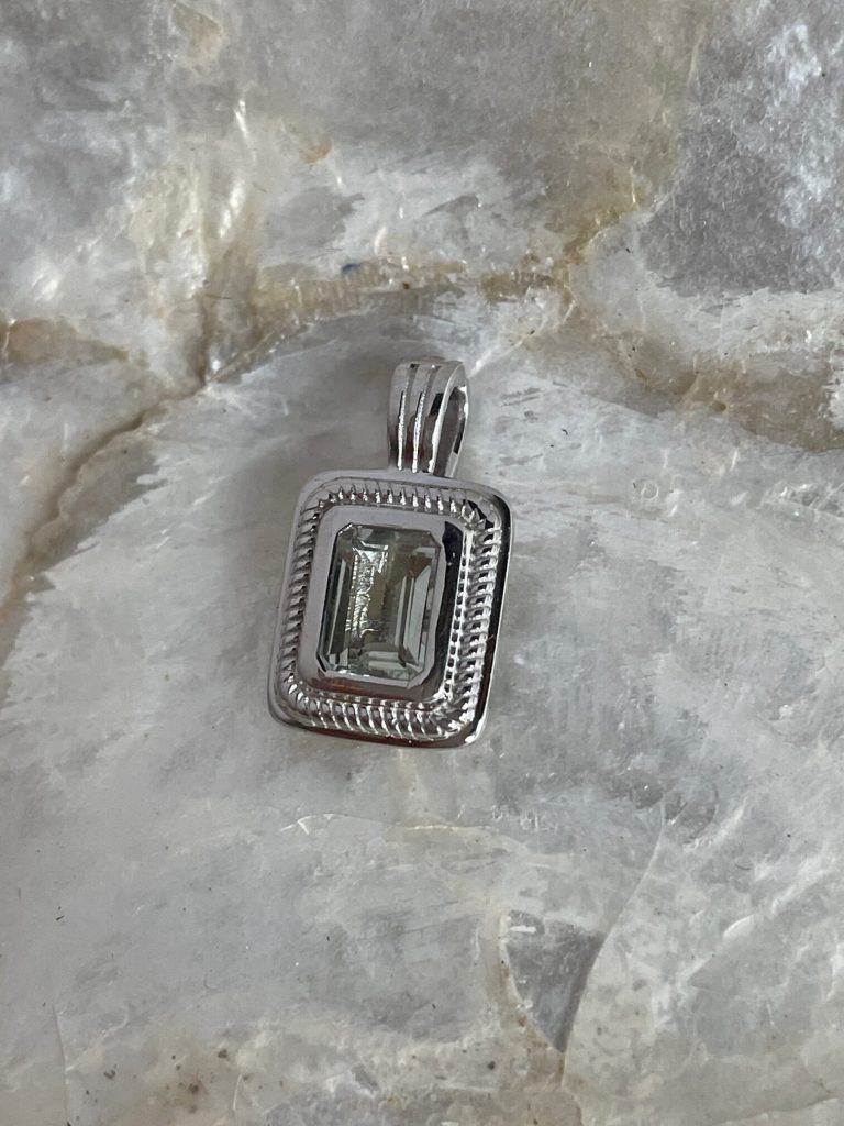 Petite Green Amethyst Enhancer - Lucas Robert Designs