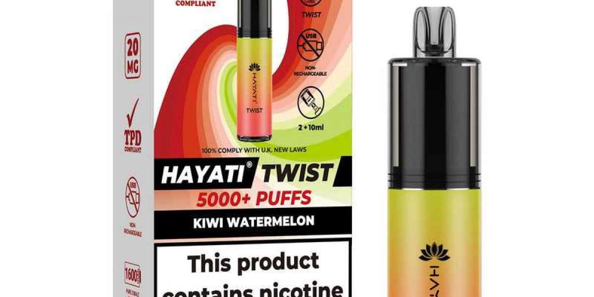 Hayati Twist 5000 Disposable | Rich Flavors & Extended Battery Life