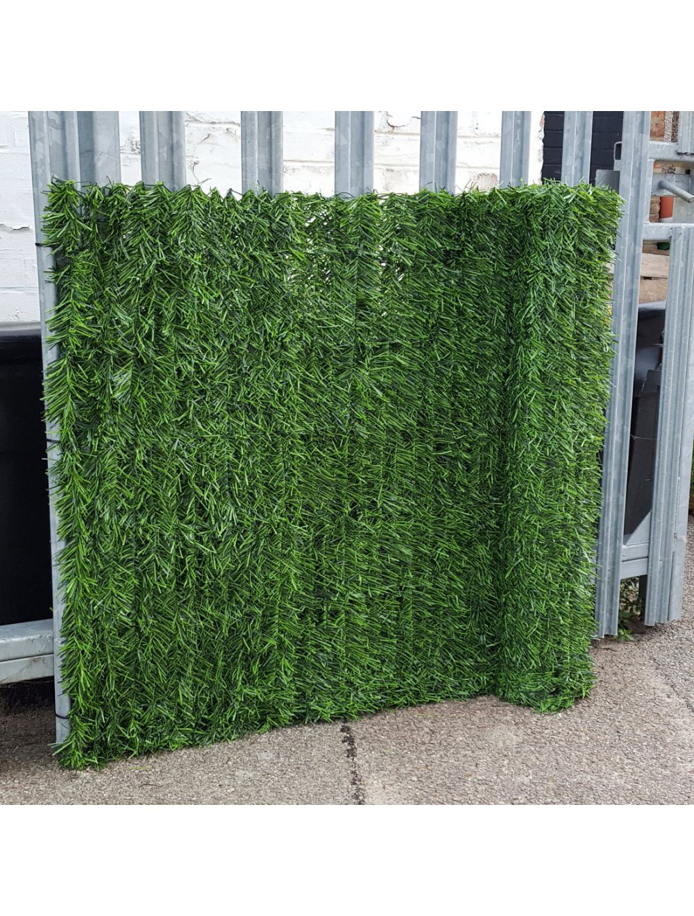 Durable Artificial Conifer Hedge Garden Fence Privacy Screening - 1m x 3m - Netting Store