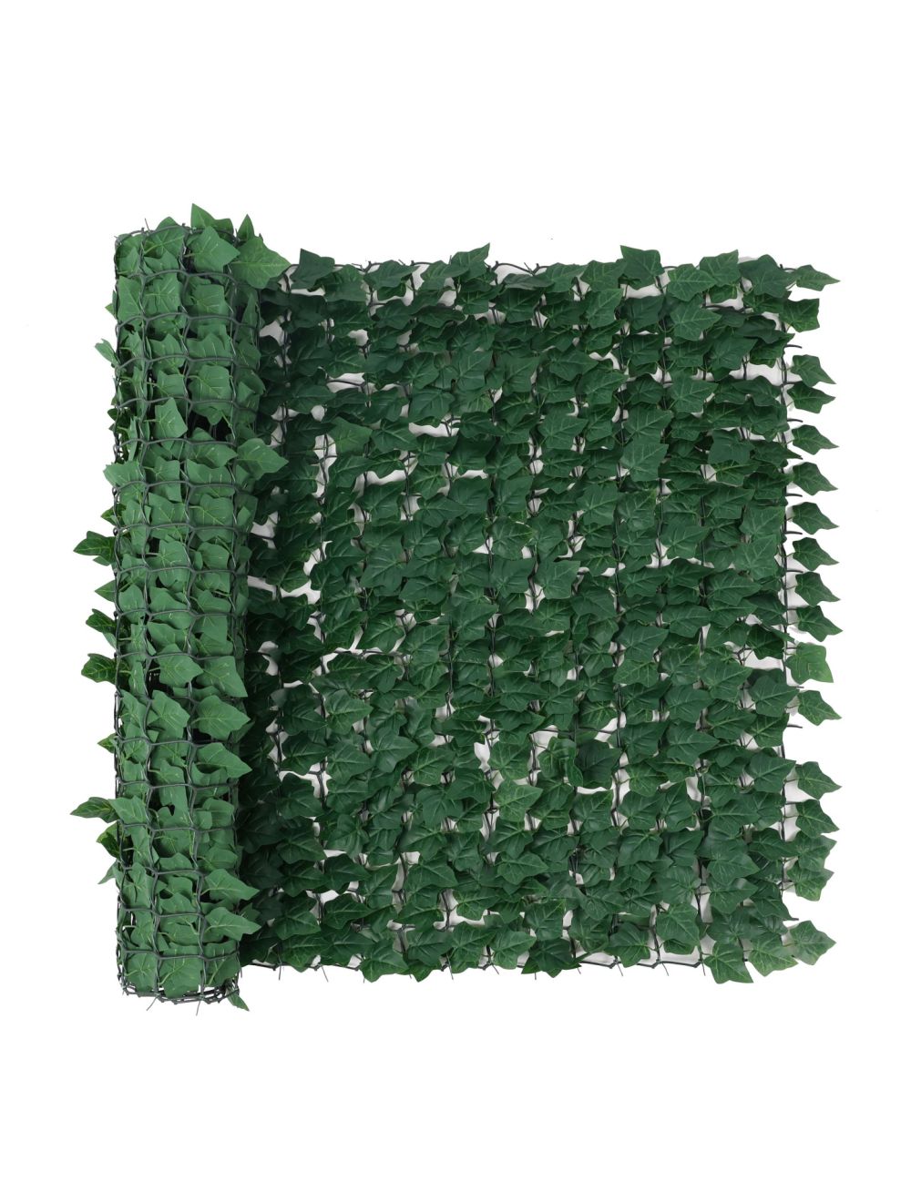 Dark Green Artificial Ivy Hedge - 1.5m x 3m - Netting Store