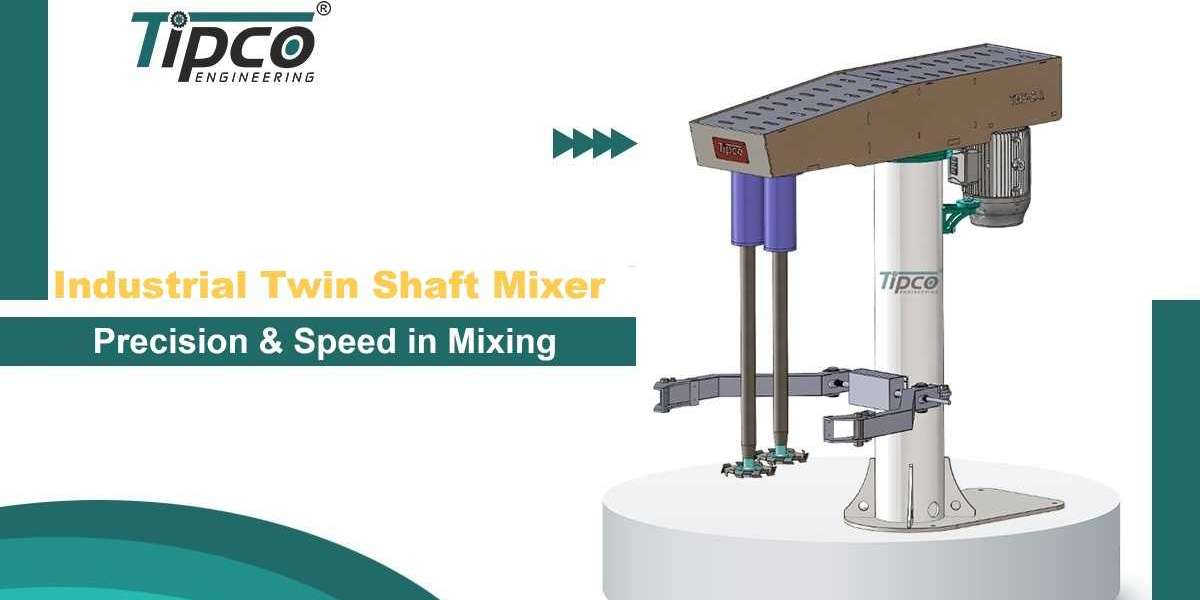 Industrial Twin Shaft Mixer: Precision & Speed in Mixing