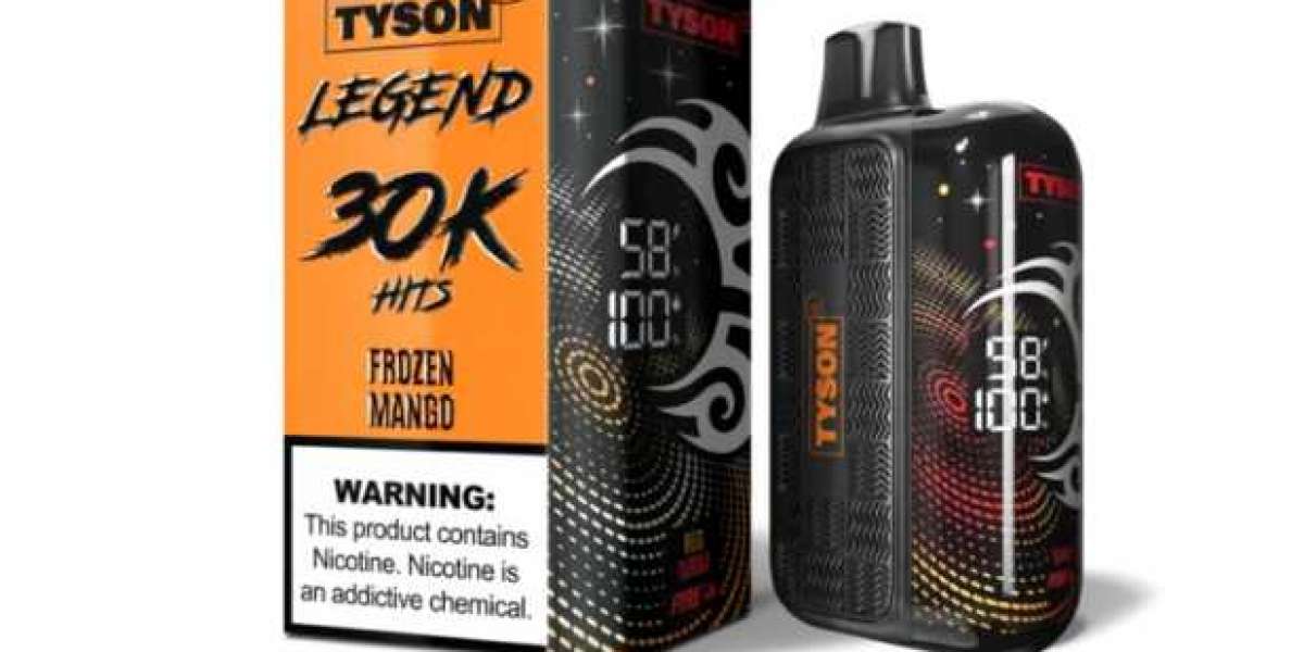 Tyson 2.0 Legend 30K Frozen Mango – Disposable Vape: A Cool Legend in Every Puff