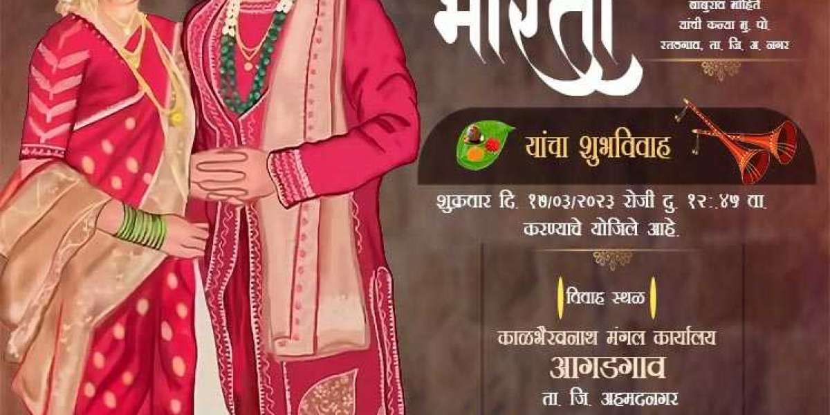 Download Free HD Marathi Wedding Card Templates