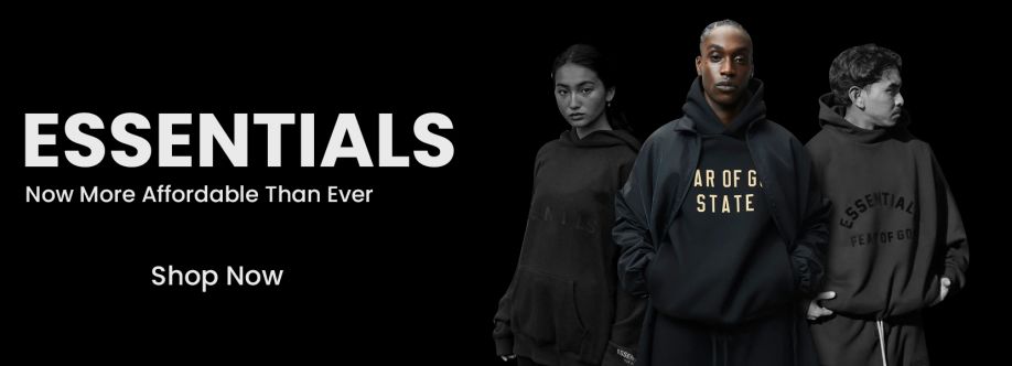 black essentials hoodie Cover Image