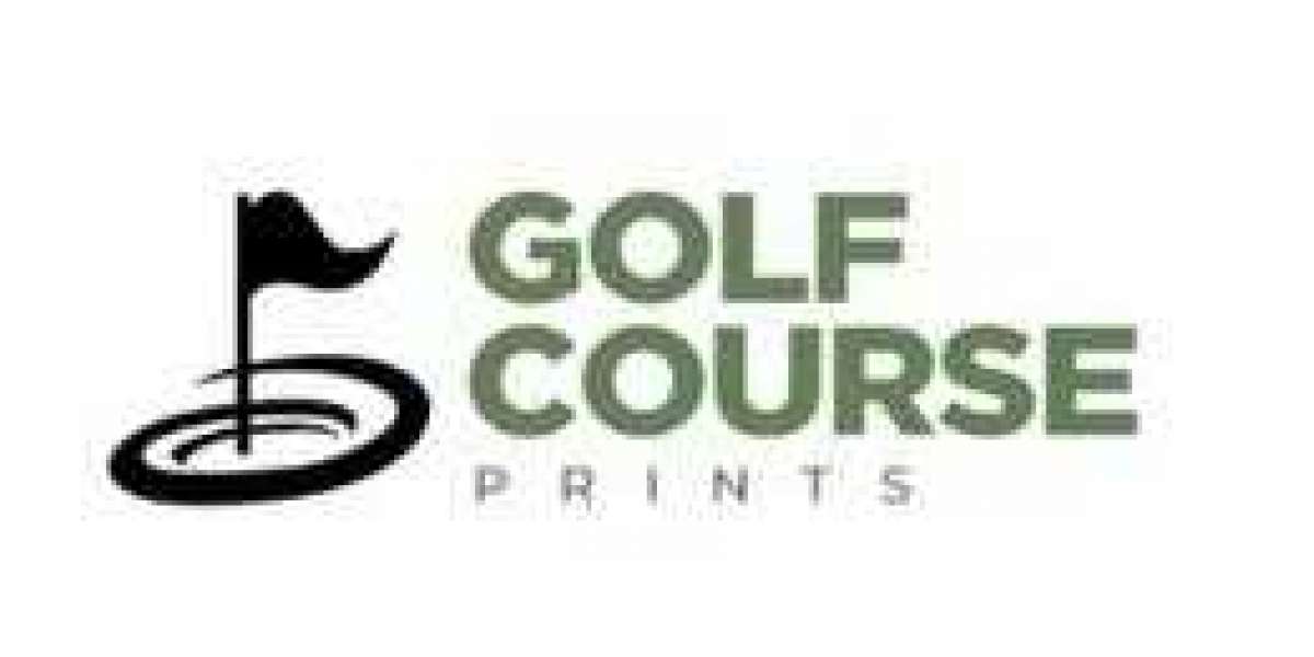 Golf Course Maps Turned Into Art: The Perfect Gift for Golf Lovers