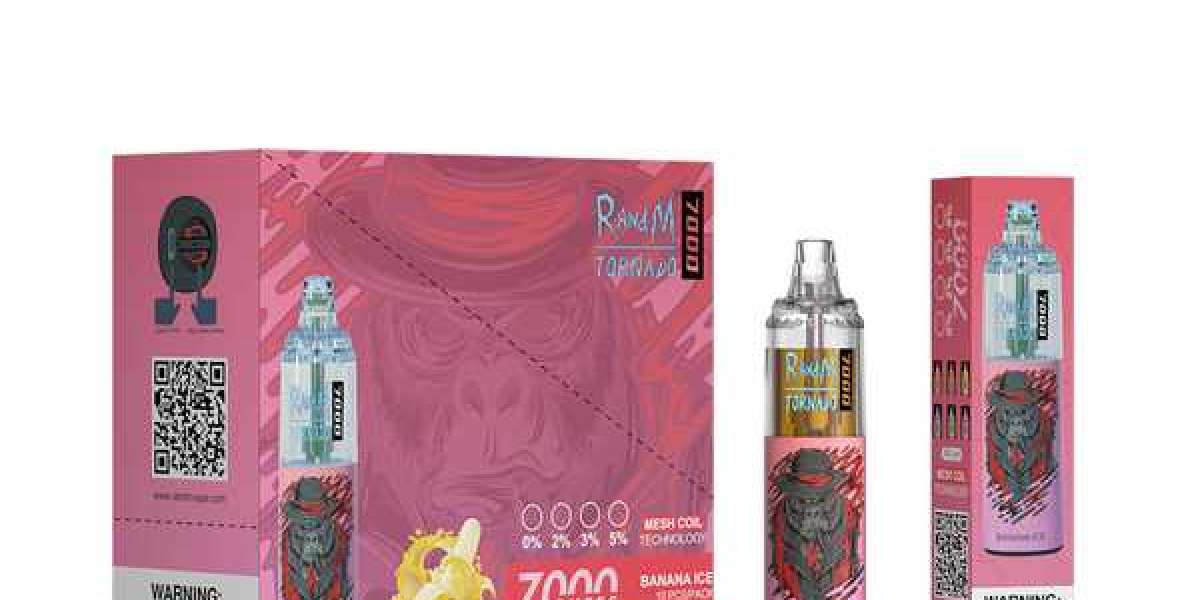 RAndM Tornado 7000 Puffs Wegwerp Vape – Krachtige Damp in Compact Formaat