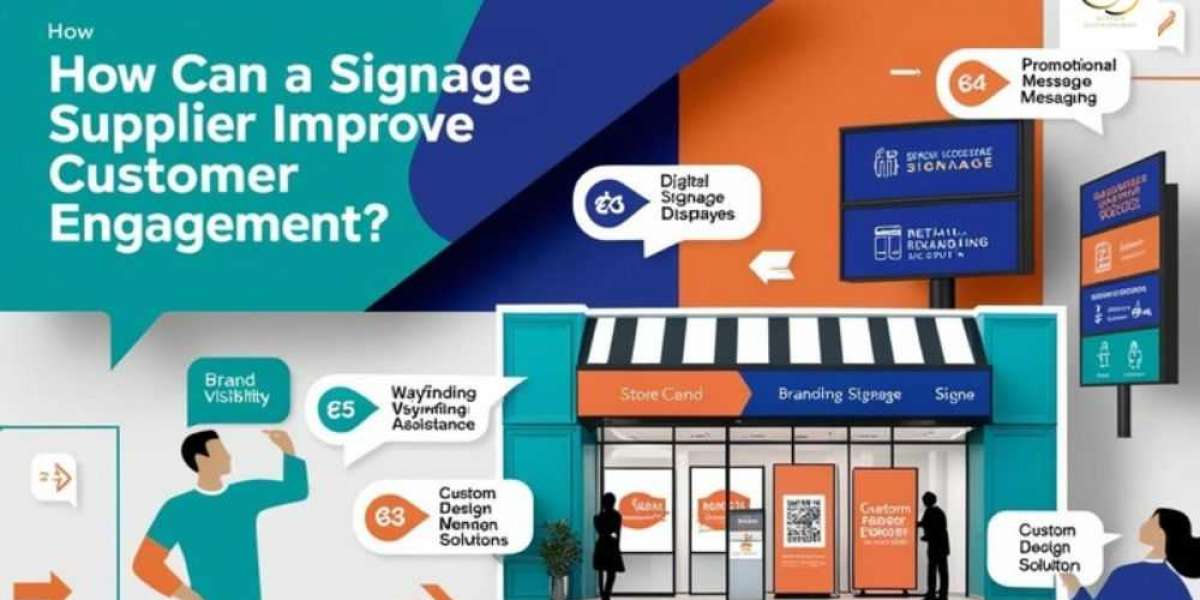 How Can a Signage Supplier Improve Customer Engagement?