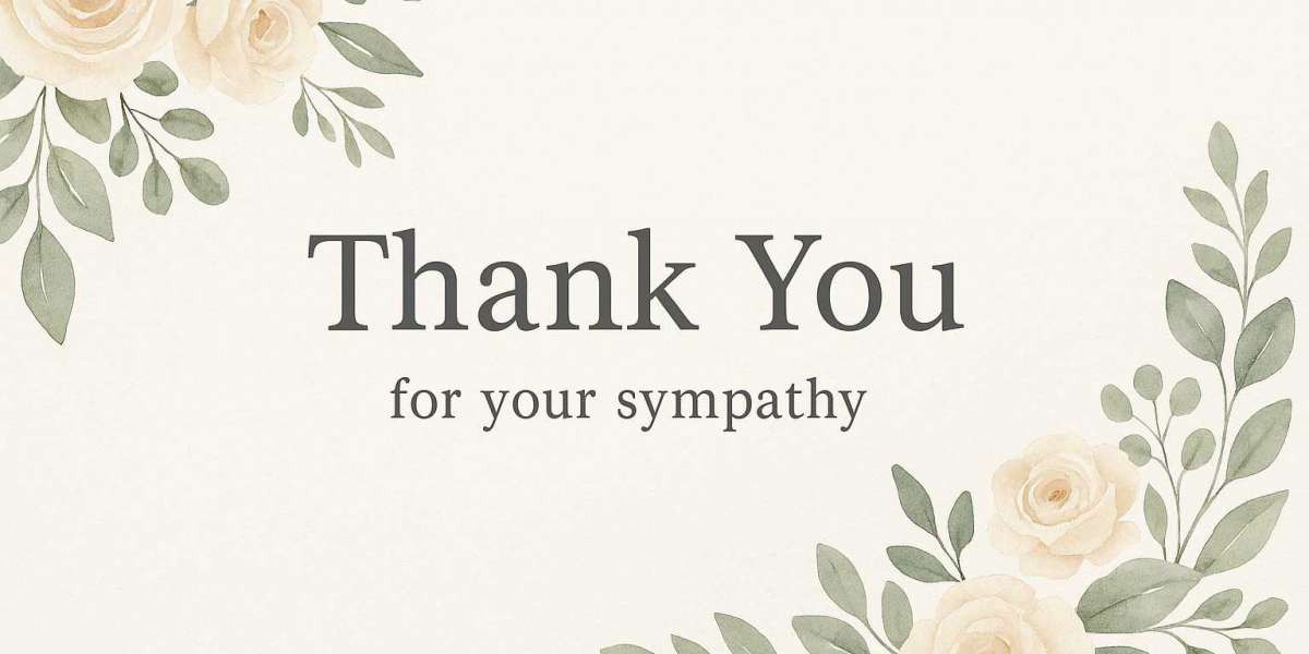 Thank you card for sympathy card: A Message of Appreciation in the Season of Bereavement
