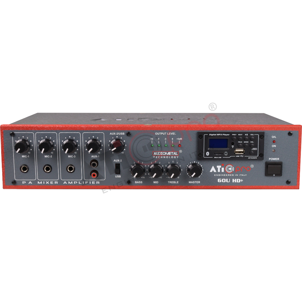 ATIPRO 60U HD+ PA Amplifier 60 Watt - Pa Amplifier India