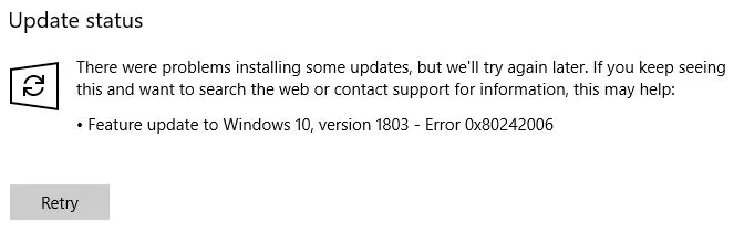 How to Fix Windows 10/11 Update Error Code 0x80242006