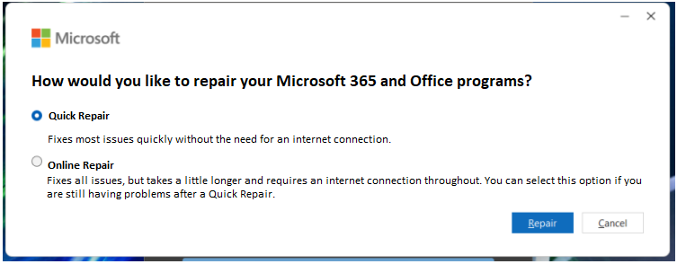 We couldn't start office installation Due to prerequsites are not me