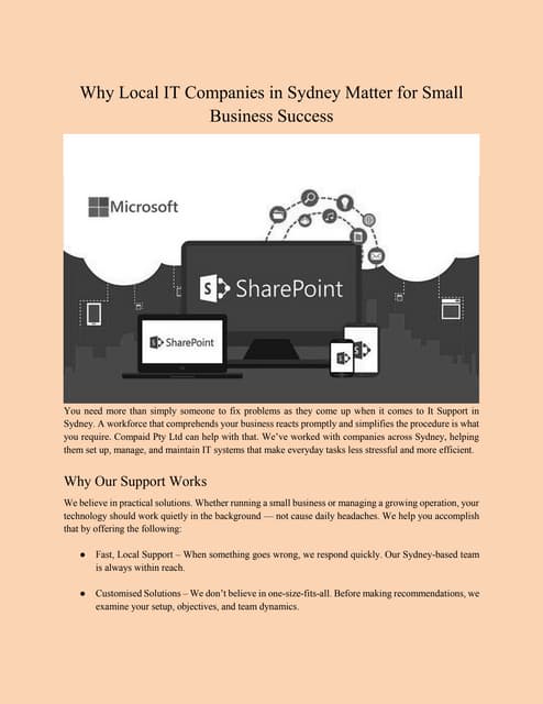 Why Local IT Companies in Sydney Matter for Small Business Success.pdf