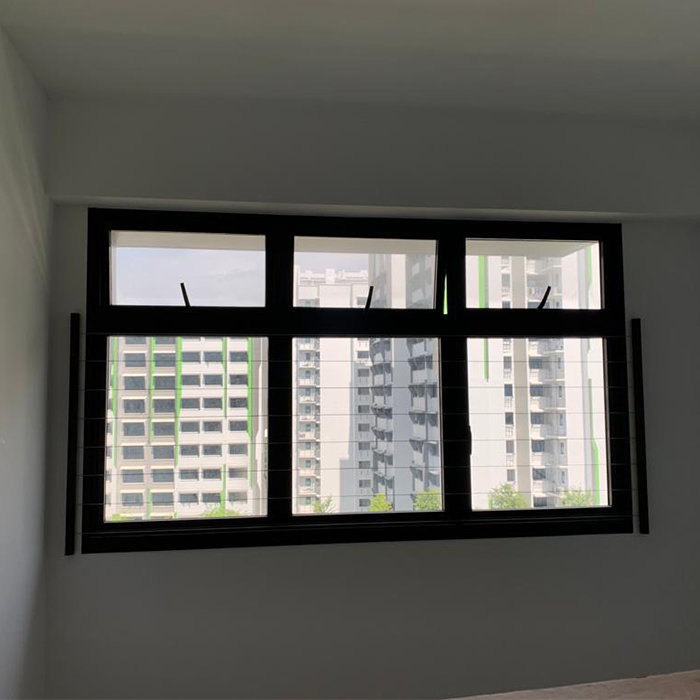 Sliding Invisible Grille | Invisible Balcony Grill Singapore