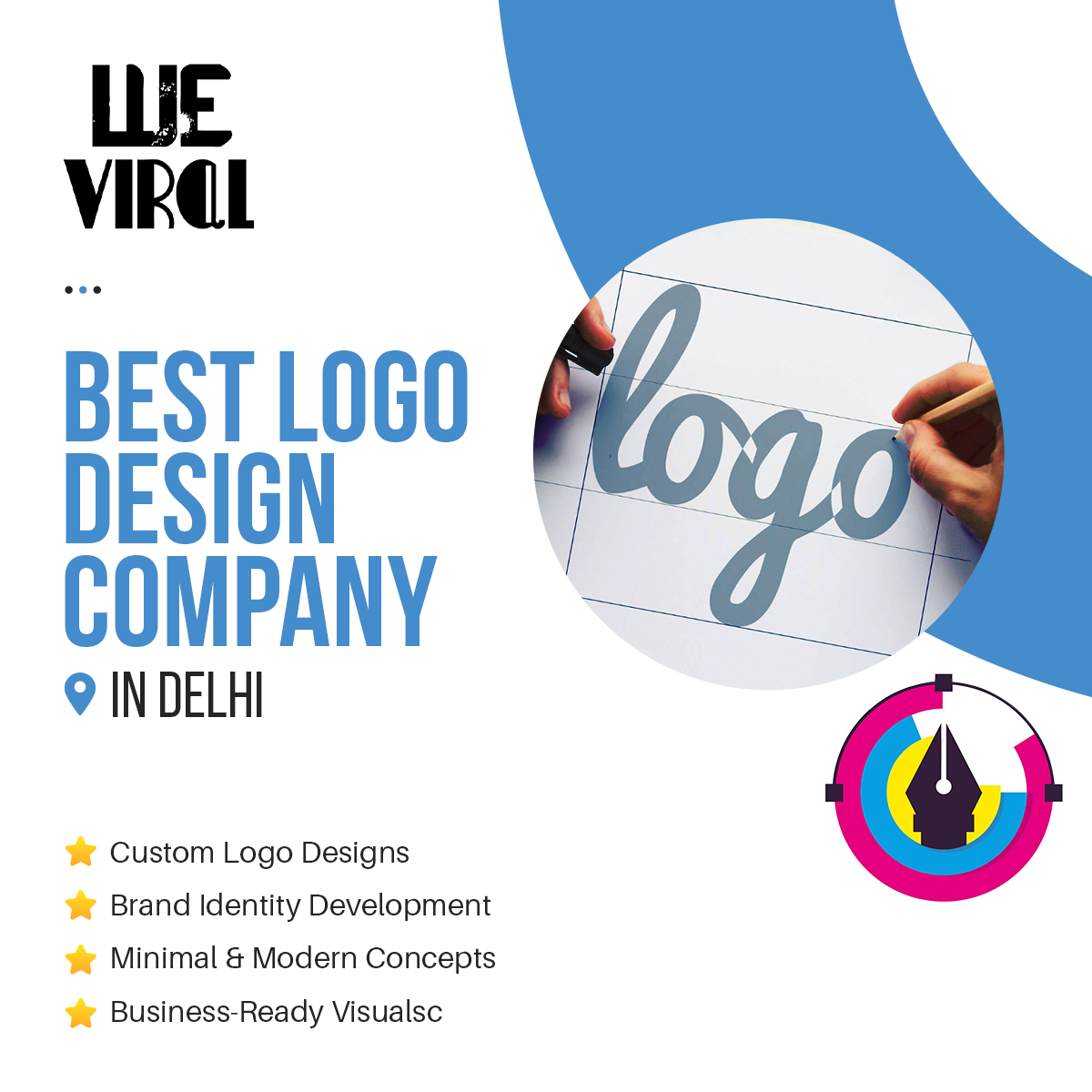 Top 10 Logo Design Company in Delhi | WE Viral