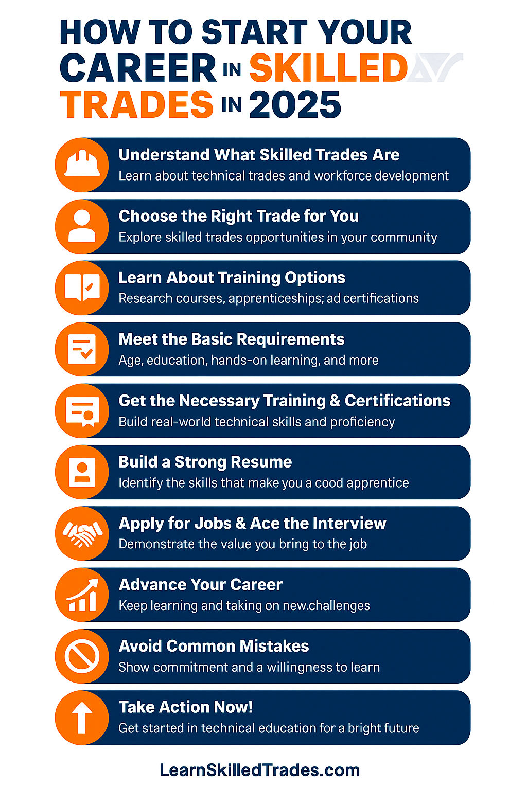 How to Start a Skilled Trades Career (2025 Guide)