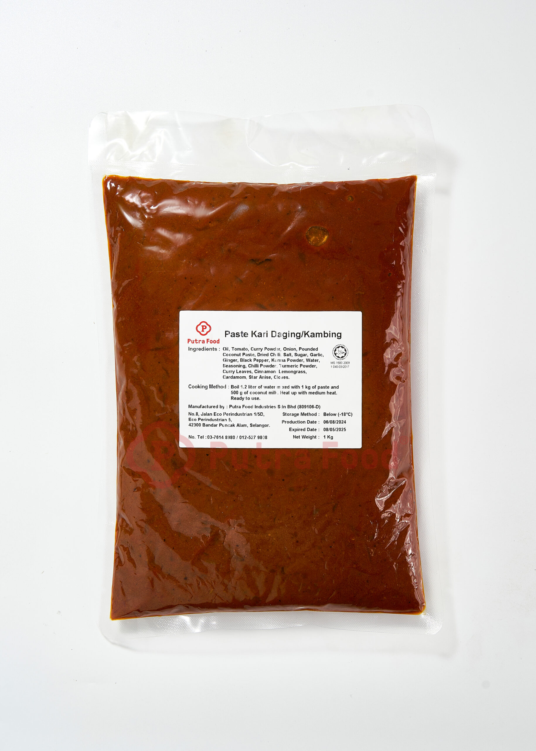 Paste Kari Kambing 1kg - Putra Food