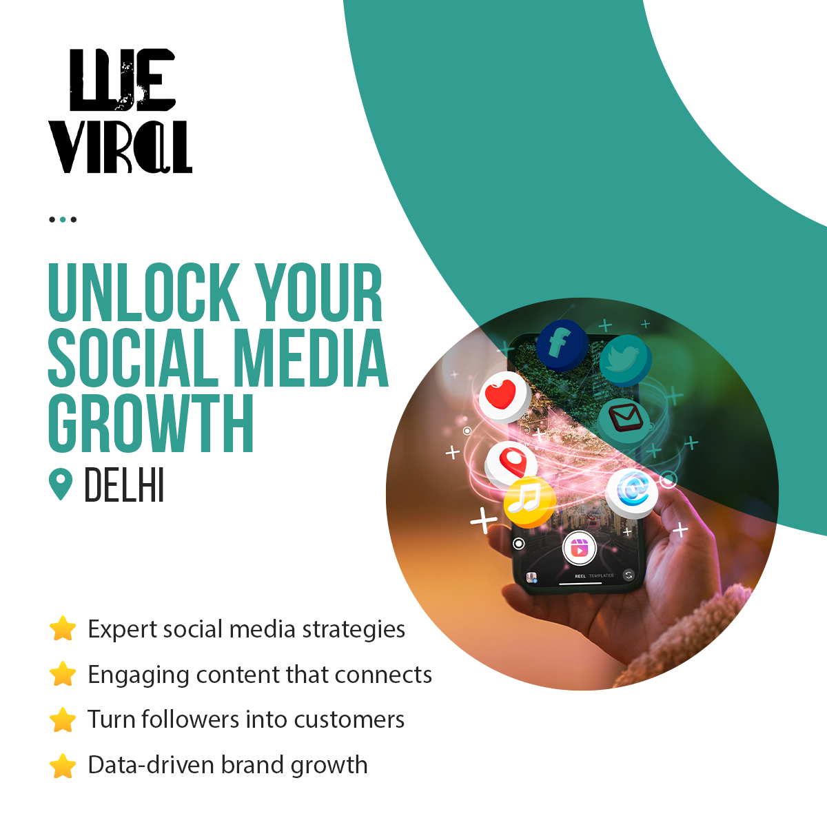 Best Social Media Agency In Delhi | WE-Viral