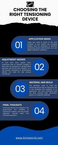 Finding the right tensioning device is crucial for efficiency and safe