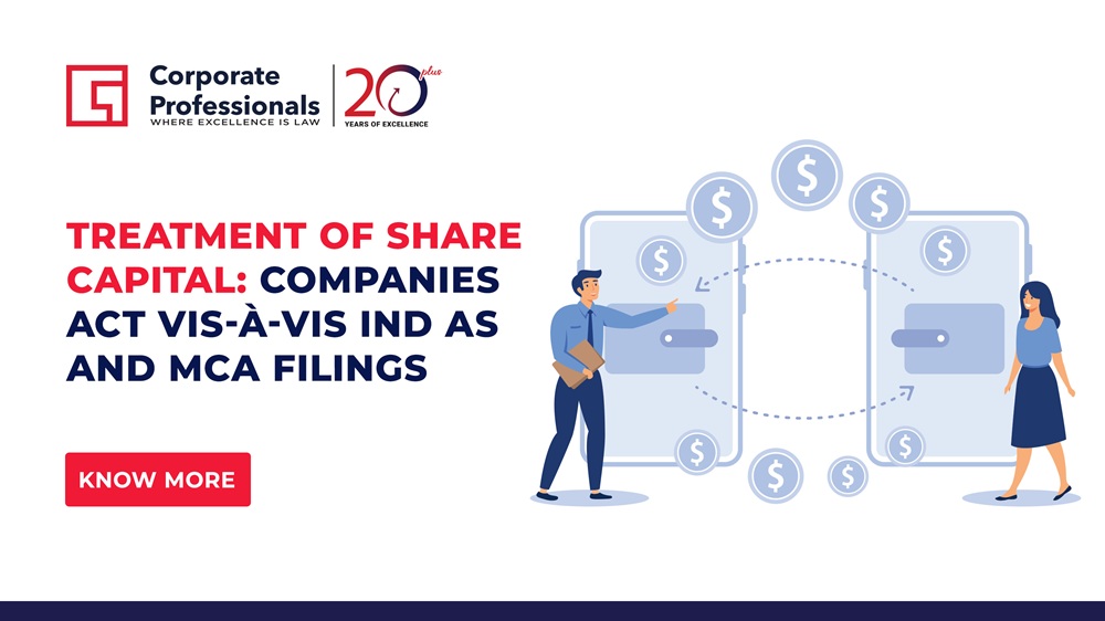 Treatment of Share Capital: Companies Act vis-à-vis Ind AS and MCA filings - Corporate Professionals