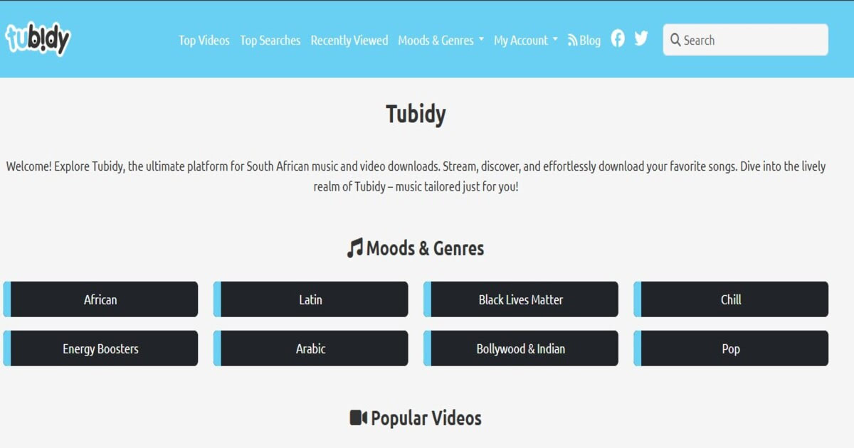 Tubidy – Download Unlimited MP3 Music & MP4 Videos for Free