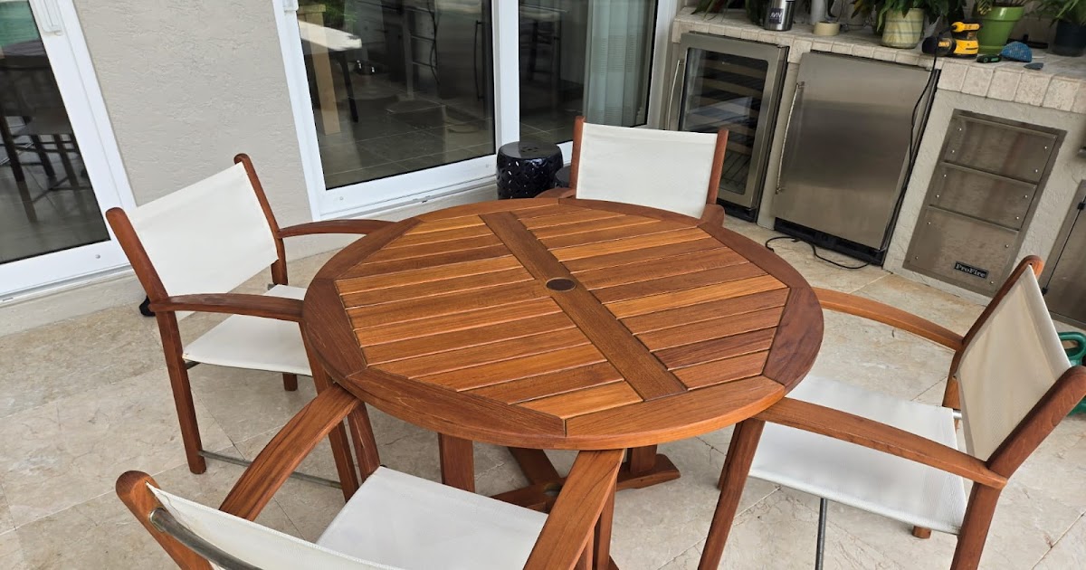 Restore the Beauty of Your Outdoor Furniture with Touch Up Teak