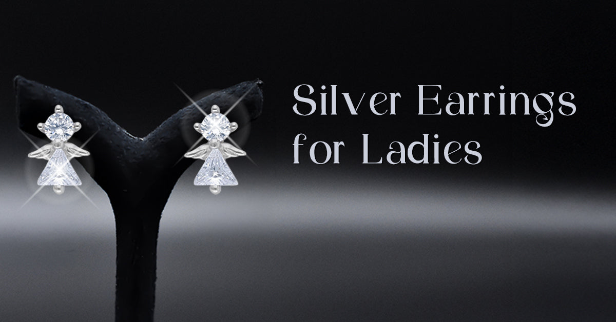 Premium Silver Earrings for Ladies | Latest Stylish Collection – DEESSA.co