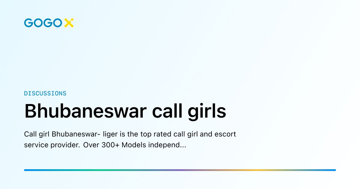 Bhubaneswar call girls