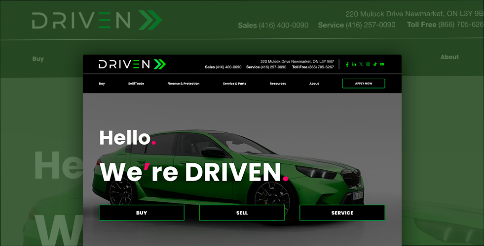 Used Car Dealership in Newmarket & Toronto | Driven Auto Group